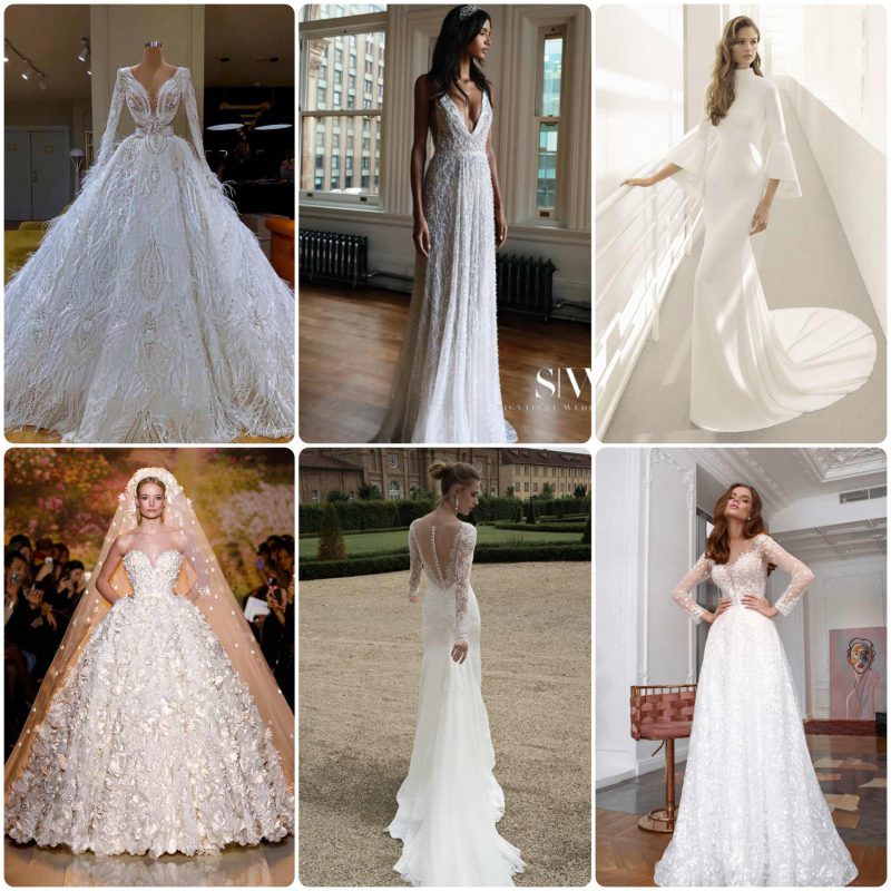 6 مدل از انواع لباس عروس